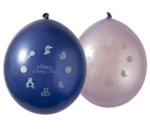 Baby Shower Purple Balloons
