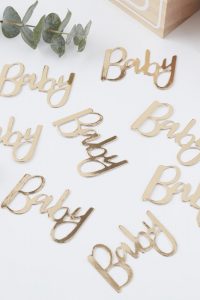 ‘Oh Baby’ Gold Confetti