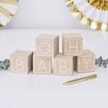 Baby shower guest book