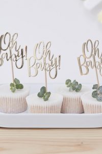 ‘Oh Baby’ Cupcake Toppers