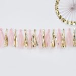 Oh Baby Gold and Pink Garland