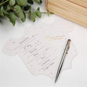 Bambino Baby Shower - Pack of 8 Predictions For Baby Cards